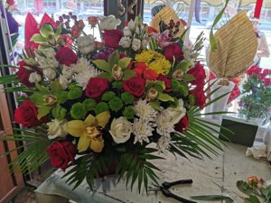 Aranjament florar in cutie