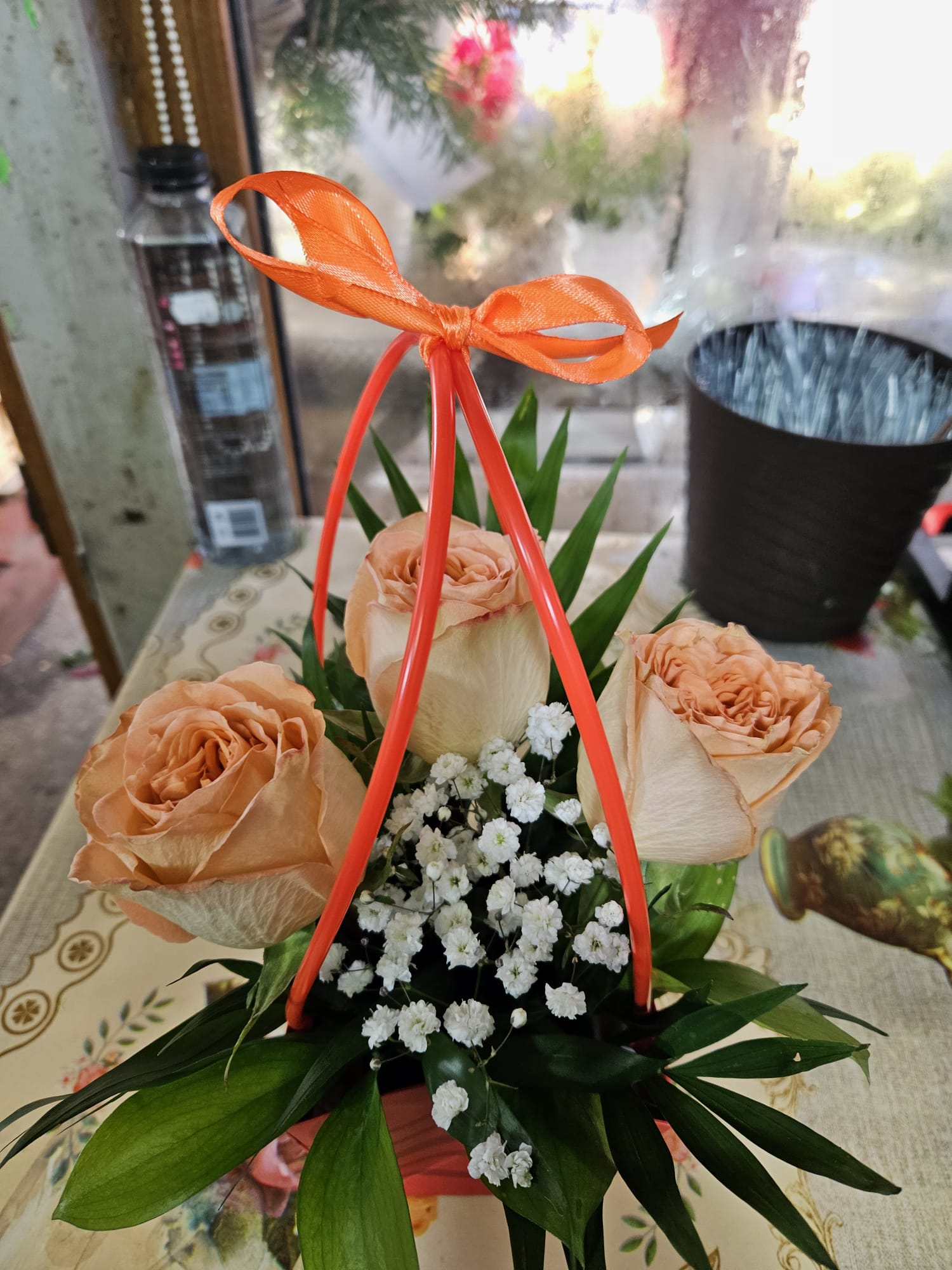 Aranjament florar in cutie
